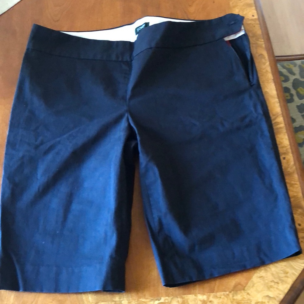 J Crew City Fit Bermuda Shorts black